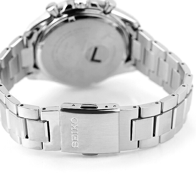 アウトレット セイコーセレクション Sシリーズ ソーラー 腕時計 ブランド メンズ クロノグラフ SEIKO SELECTION SBPY179 アナログ ホワイト 白
