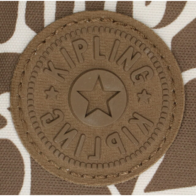 キプリング ショルダーバッグ レディース ブランド Kipling ガブ ロゴ ワンポイント 総柄 KI6525-9GD Cocktail Khaki