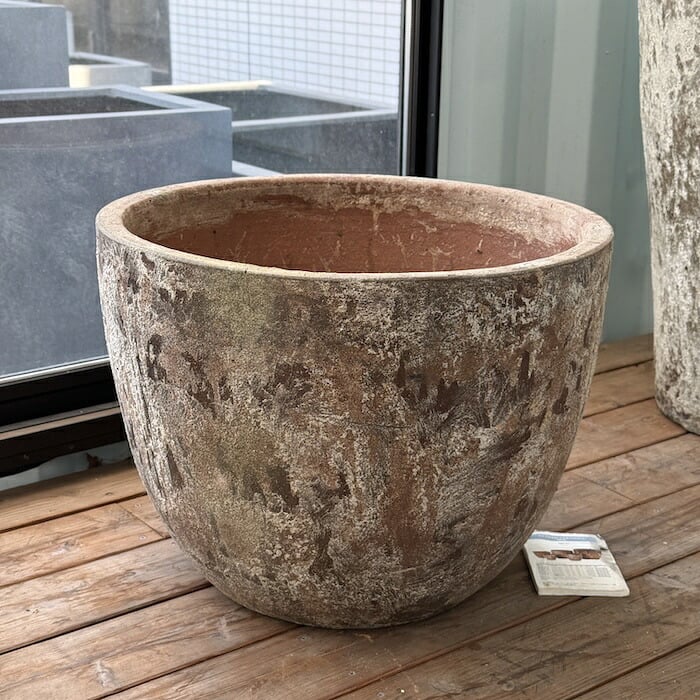 植木鉢 おしゃれ 大型 23号 18号 16号 12号 XL L M S サイズ 鉢カバー KONTON コントン アビス ネブラ ラウンド 丸型 陶器 釉薬 屋外 室内 高級 北欧 モダン ナチュラル 観葉植物用 サボテン 多肉植物 特大 玄関 プランター