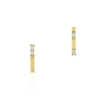 【無料ラッピング】  ヨンドシー 4℃ K10イエローゴールド ピアス シンセティック モアサナイト ブランド 正規品 新品 ギフト プレゼント 人気 おすすめ 誕生日 記念日 クリスマス 送料無料