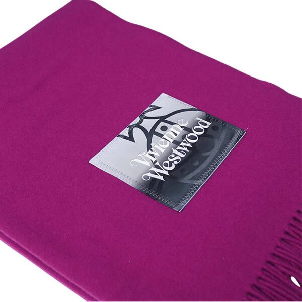 ヴィヴィアンウエストウッド VIVIENNE WESTWOOD マフラー NURIA STOLE 8103013J-W010X-G410-FUCHSIA ユニセックス フーシャ