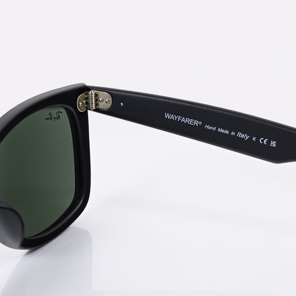 レイバン Ray-Ban サングラス 国内正規品 オリジナル ウェイファーラー 52サイズ ローブリッジフィット アジアンフィット ウェリントン スクエア型 男女兼用 メンズ レディース グリーン RB2140F 901S 52 22 150 3N 【スペシャルラッピング660円(別売り)】送別会 誕生日 お中元 結婚祝い 結婚式 高級 父の日 母の日 ホワイトデー