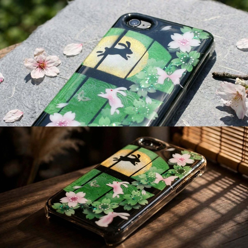 【全機種対応】スマホケース『江』名入れ 送料無料 和柄 和風 桜 職人 伝統工芸 ハンドメイド ハードケース 手帳型 iPhone 17 Xperia AQUOS Android 各機種対応