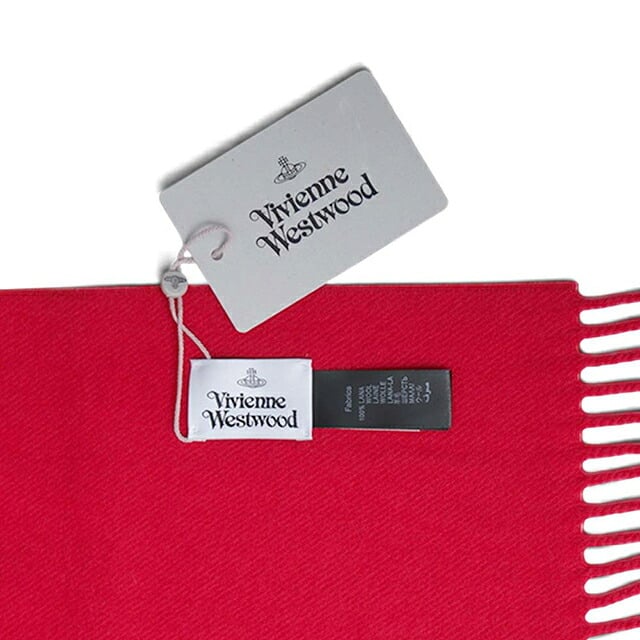 ヴィヴィアンウエストウッド VIVIENNE WESTWOOD マフラー 26-W00Q7-H401-RED レディース メンズ レッド マフラー
