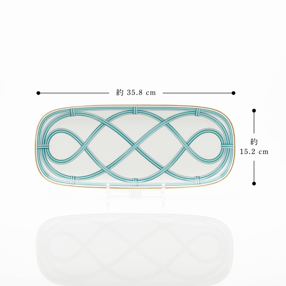 Tiffany ティファニー ブルー リンク スモール サービング プラター 35.8cm 単品 名入れ彫刻代込み 名入れ 名前入り ギフト プレゼント 誕生日 記念日 母の日 還暦 退職 受賞 お祝い 名前 刻印 法人記念品 正規品 紙袋付き 開店祝 周年祝 大皿