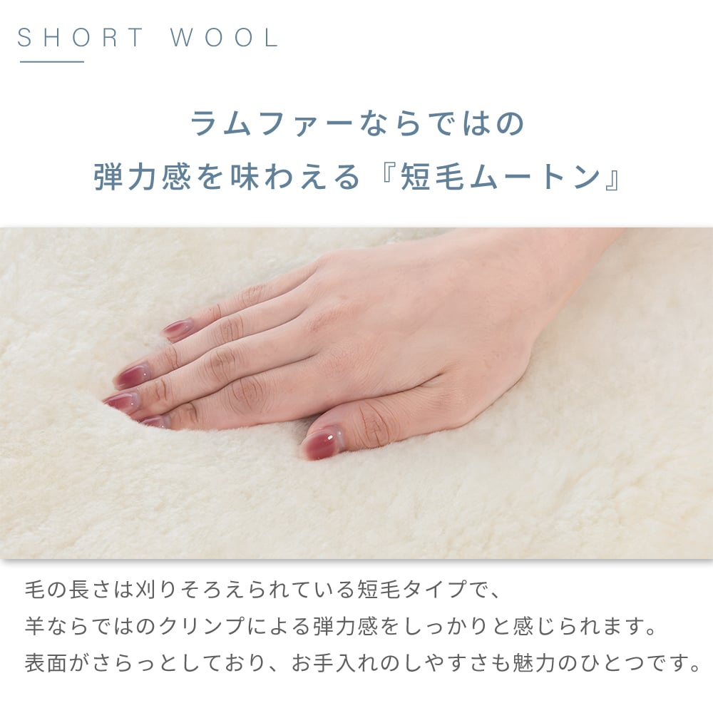 ムートンシートクッション 短毛タイプ 40×40cm (大判サイズ) 毛皮 ムートンクッション ムートン クッション 座布団 ソファー 暖かい 短毛 シートクッション 冷え性対策 夏でもさらさら エアコン対策 おしゃれ 韓国インテリア 北欧 かわいい