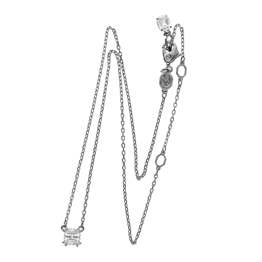スワロフスキー swarovski ネックレス Stilla Attract スクエア・カット 5701903 スティラ アトラクト ペンダント アクセサリー レディース シルバー 海外正規品