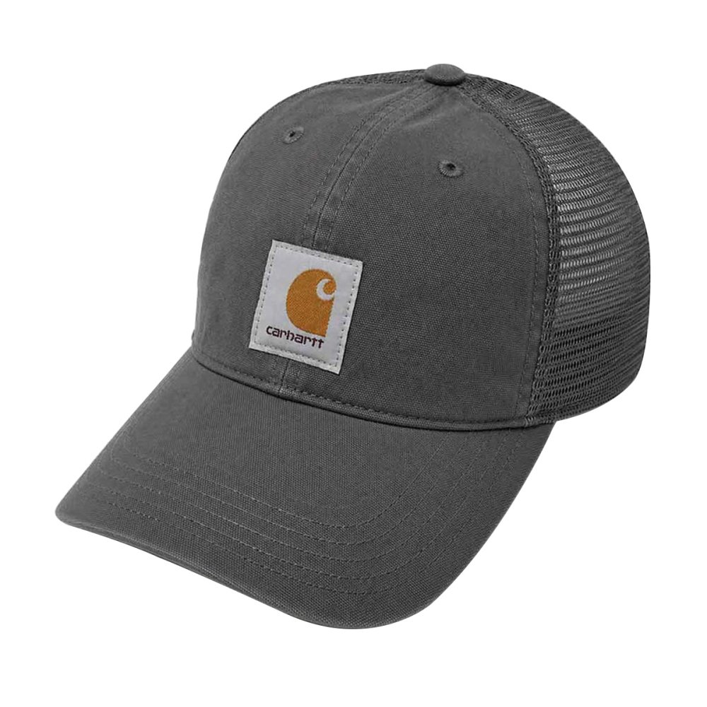 カーハート CARHARTT キャップ キャンバス メッシュ ロゴ 帽子 スナップバック アジャスター アクセサリ 100286 039 メンズ レディース ユニセックス グレー