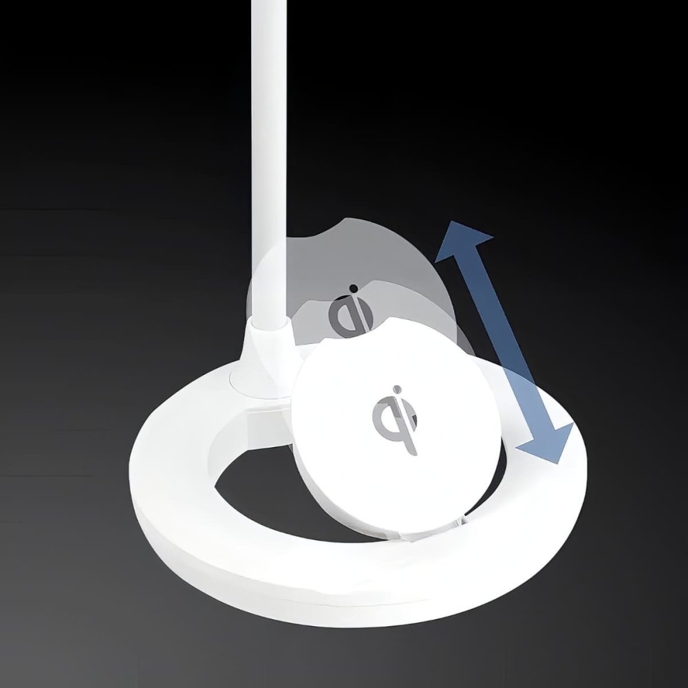 ジェントス（ GENTOS ）Qi充電機能搭載   LEDデスクライト   COSDL-88   高演色   Ra95   3段階調光   USB給電付   ブルーライト軽減   白色   #53760   目にやさしいLEDライト   PSE認証