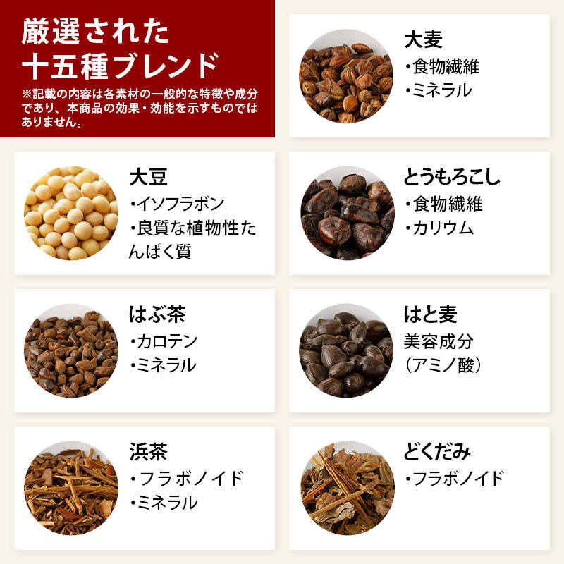 前田家 十五種 ブレンド茶 茶葉/ティーバック ノンカフェイン 健康茶 国産 日本 九州 焙煎茶 茶葉 ブレンド茶葉 無添加 お茶 ティーパック 茶葉 ティパック ティバック メール便 送料無料 MAEDAYA
