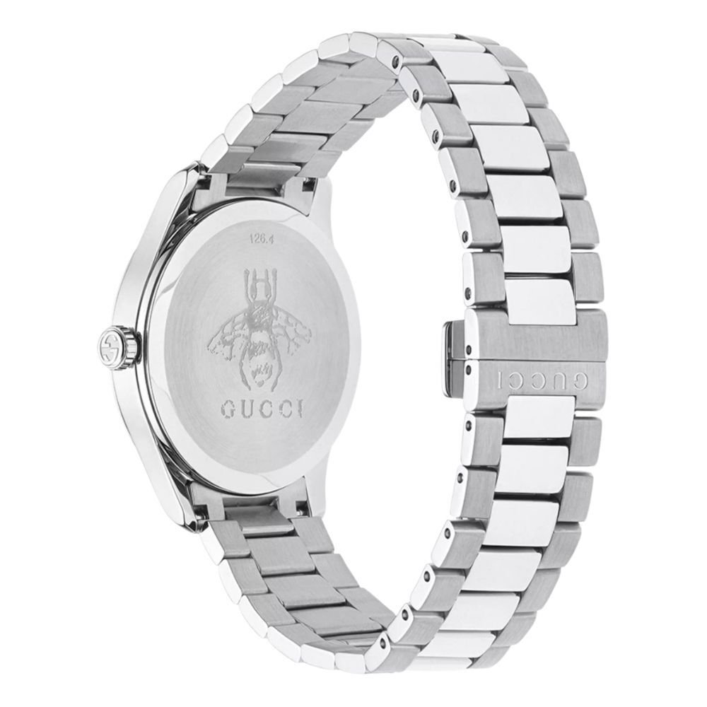 グッチ 腕時計 メンズ レディース Gタイムレス 1本限り クオーツ 38mm シルバー 猫 キャット ビー 蜂 GUCCI G-Timeless スイス製 ユニセックス プレゼント ギフト 成人 卒業 入学