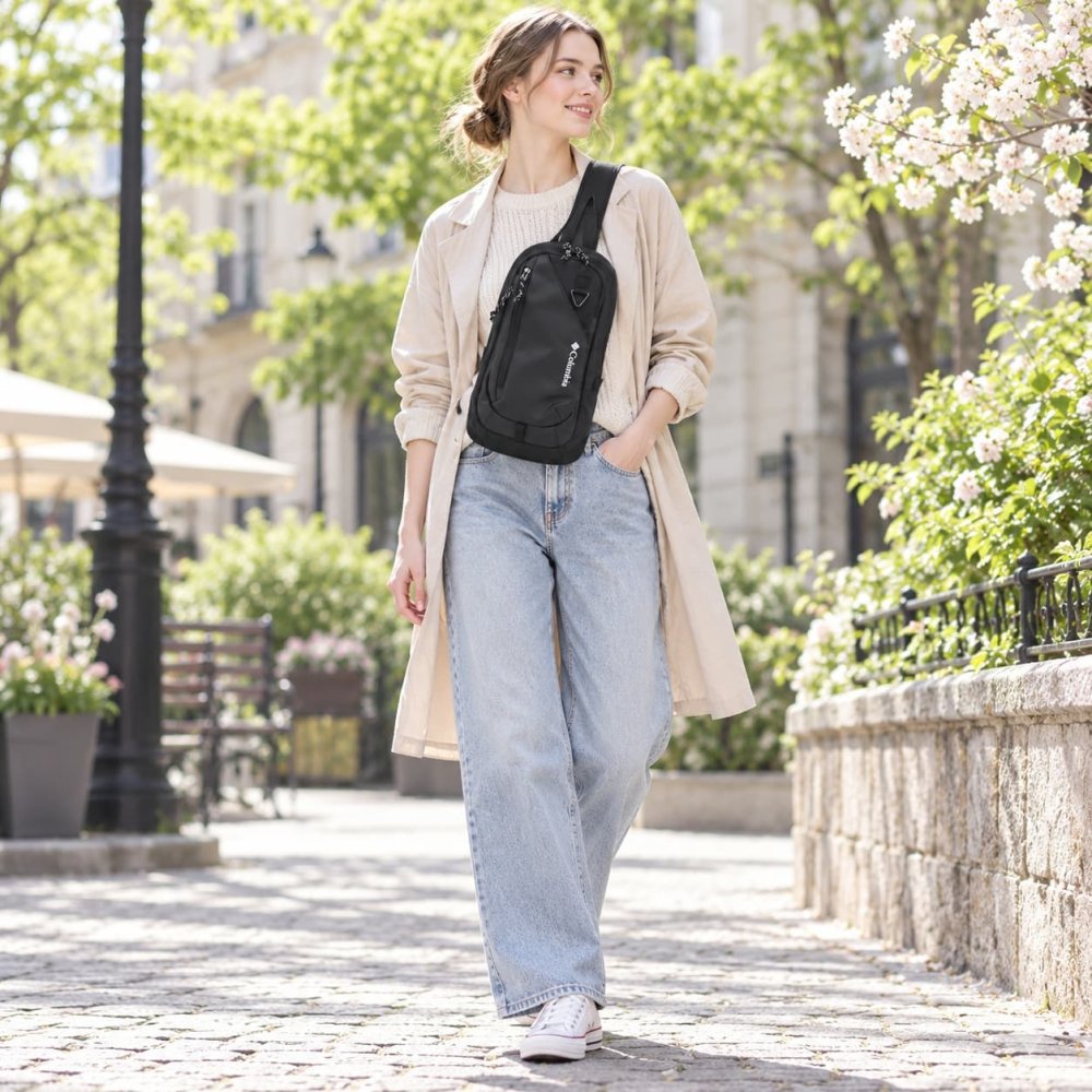 Columbia コロンビア ボディバッグ DoodyGarden ショルダー 斜め掛け かばん 鞄 バッグ 普段使い レディース メンズ ギフト プレゼント ブラック pu7291
