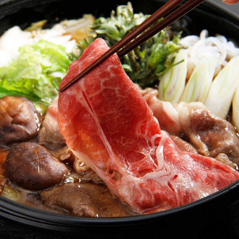 知床牛 知床牛すき焼き (410132) [お中元][お歳暮] ※送料無料(北海道・沖縄・離島への配送不可)