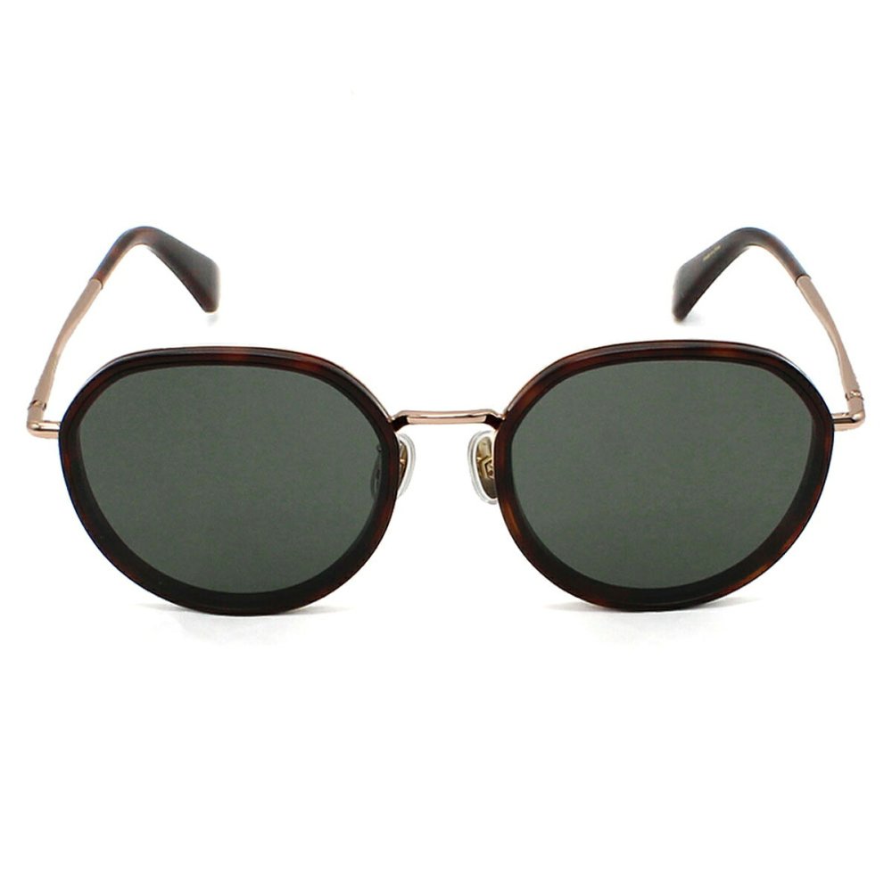 マックスマーラ Max Mara サングラス ノーズパッド UVカット アイウェア ラウンド ボストン MM0148-K/S 52A 57 メンズ レディース ユニセックス ハバナ+グレー 海外正規品