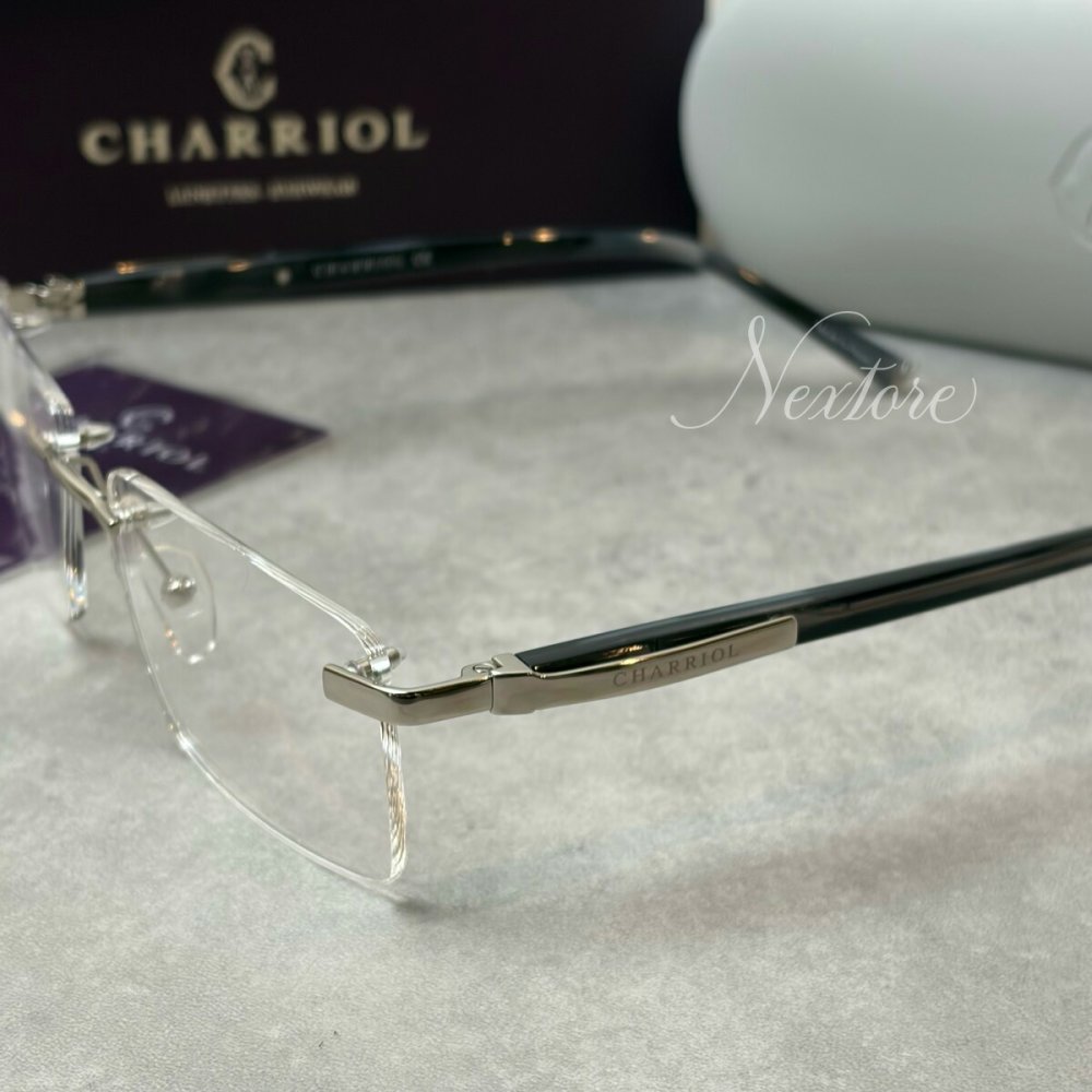 【並行輸入品】【正規品・新品】CHARRIOL シャリオール PC75112 C02 フランス製 リムレス サングラス メガネ 眼鏡 メンズ レディース 伊達メガネ ビジネス 普段使い おしゃれ プレゼント ギフト クリスマス 送料無料