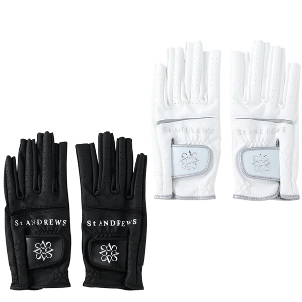 セント アンドリュース ゴルフ 合皮ネイルスルーグローブ 両手用 レディースグローブ St ANDREWS 042-6985204 お誕生日祝い お祝い 記念品 お父さん 父の日 彼氏 男性 30代 40代 50代 60代 母の日 お母さん 還暦祝い 敬老の日 彼女 人気プレゼント プレゼント