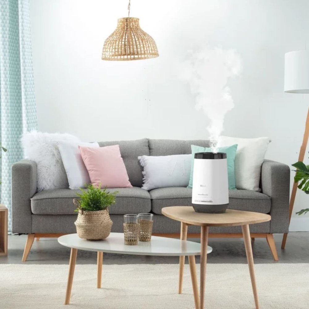 T-fal 加熱超音波式加湿器 Steam & Mist 4L HD3040J0 冬の乾燥対策   ティファール スチーム＆ミスト ハイブリッド加湿器  寝室にも使いやすい静音加湿器【PSE認証あり】#56067  空調家電   加湿器