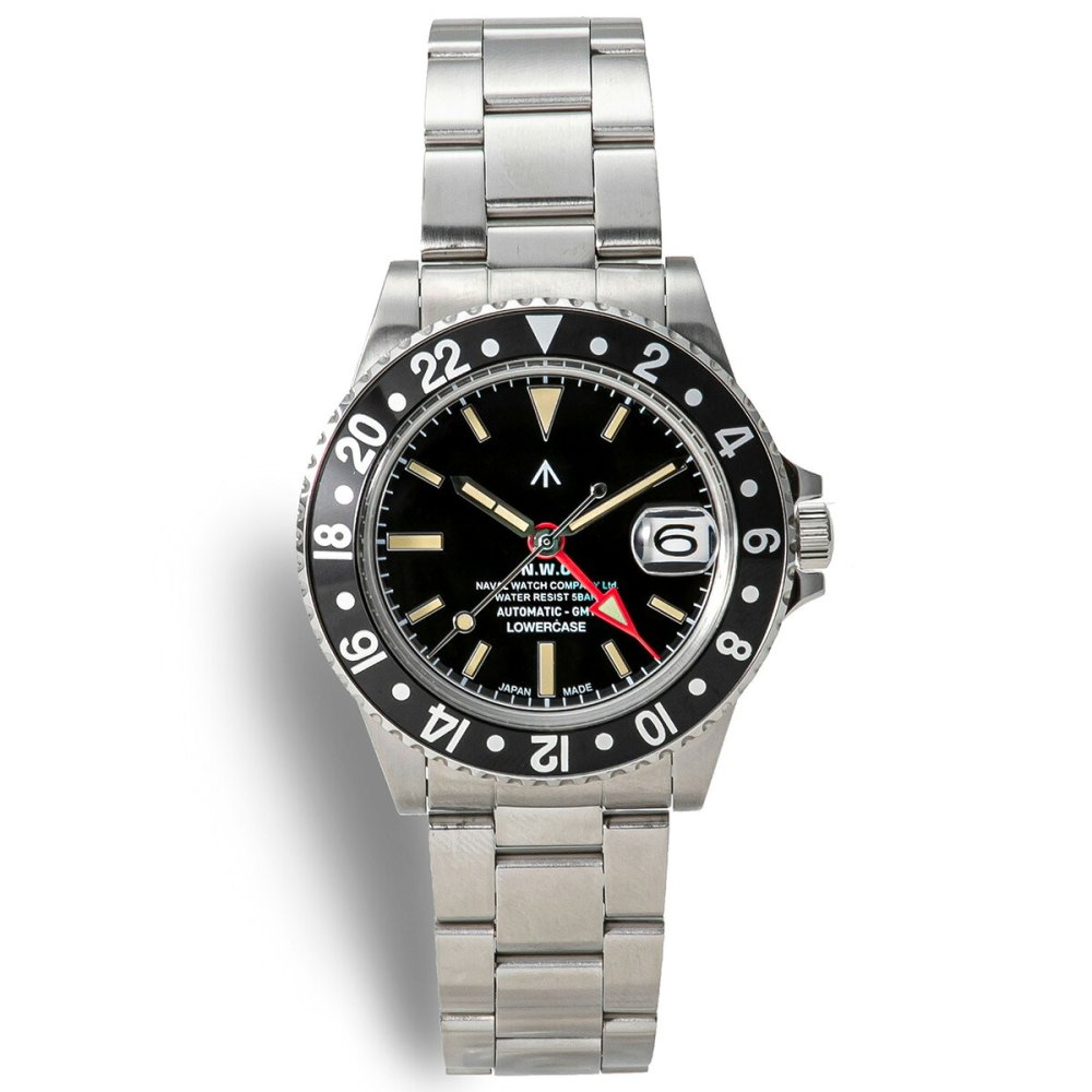 ナバルウォッチ NAVAL WATCH Produced By LOWERCASE ローワーケース FRXD001 腕時計 メンズ 自動巻き GMT