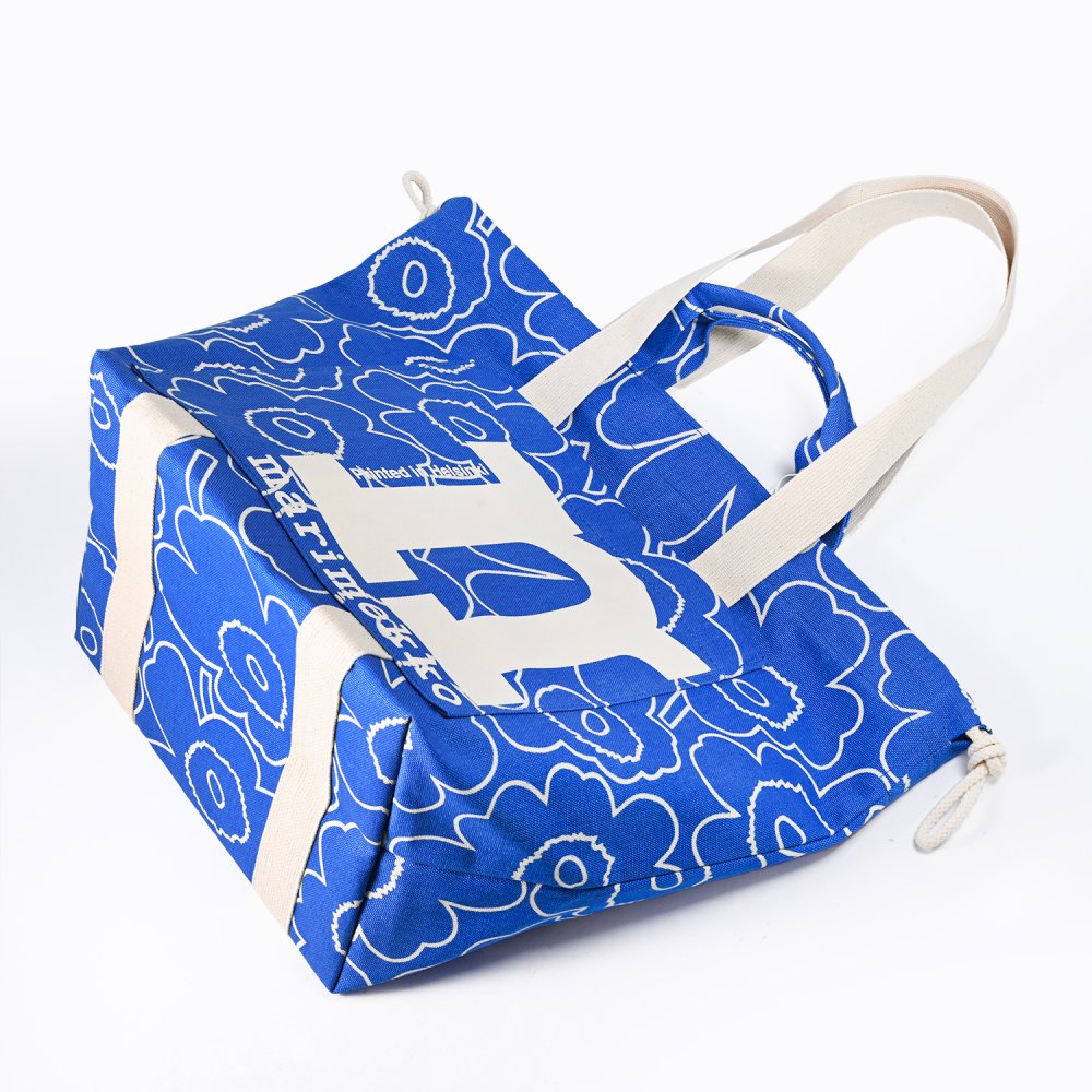 マリメッコ marimekko トートバッグ MONO CITY PIRTO モノ シティ ピイルト ウニッコ レディース ブルー 941580 094150 580 北欧 北欧雑貨 北欧デザイン 送別会 誕生日 お中元 結婚祝い 結婚式 高級 父の日 母の日 ホワイトデー
