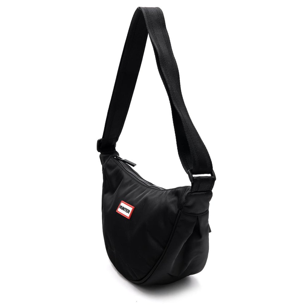 HUNTER ハンター Claymorie Nylon Sling クレイモリー ナイロン スリングバッグ ショルダーバッグ クロスボディバッグ メンズ レディース ユニセックス 黒 ブラック 斜め掛け 耐水 HXRU0049252HB