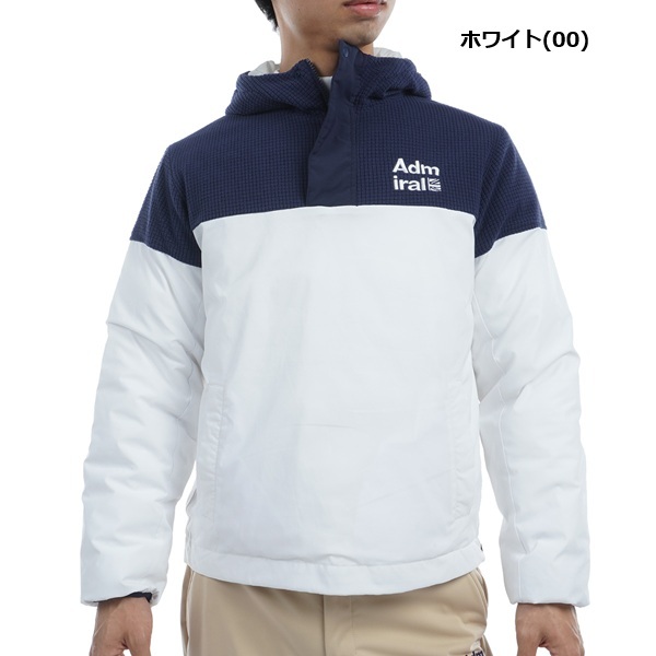 アドミラル ゴルフ メンズ ボアミックス 中綿ハーフジップアノラック ADMIRAL GOLF ADMA488 秋冬モデル お誕生日祝い お祝い 記念品 お父さん 父の日 彼氏 男性 30代 40代 50代 60代  還暦祝い 敬老の日 人気プレゼント プレゼント
