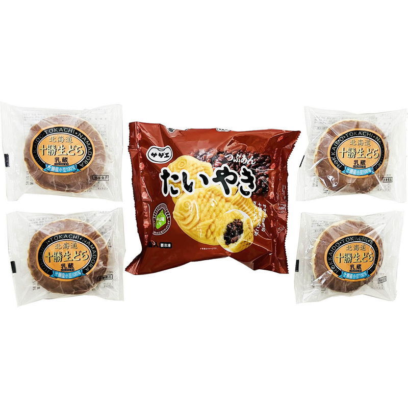 十勝生どらとたい焼き4尾 (440408) [お中元][お歳暮] ※送料無料(北海道・沖縄・離島への配送不可)