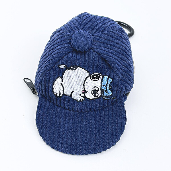 スヌーピー オラフ キャップポーチ ヒッコリー (ネイビー) SNOOPY