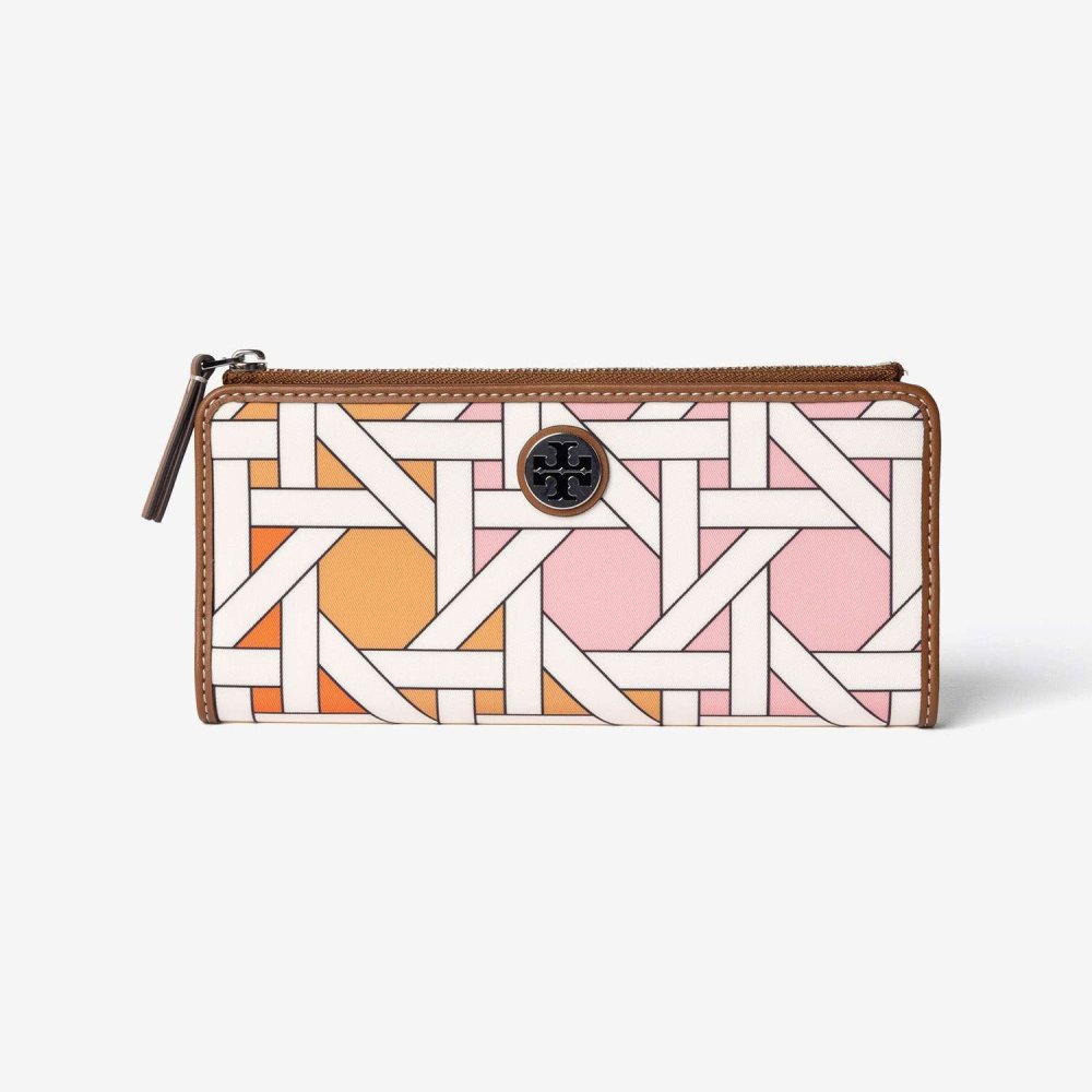 トリーバーチ TORY BURCH Basketweave Small Slim Envelope Wallet バスケットウィーブ スモール スリム エンベロープ ウォレット 175894 長財布 レディース 財布 小物