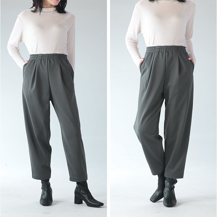 パンツ 裏起毛 レディース 通販 長ズボン ズボン カジュアルパンツ ロングパンツ レディースパンツ 裏起毛パンツ ボトムス ウエストゴム あったか あたたかい 防寒 柔らかい はき心地が良い 無地 シンプル 女性 女性用 婦人服 レディースファッション
