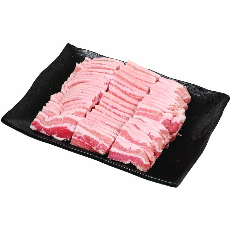 上州三元もち豚 群馬県 上州三元もち豚 焼肉用 バラ 600g (MPGJYB6) [お中元][お歳暮] ※送料無料(北海道・沖縄・離島への配送不可)