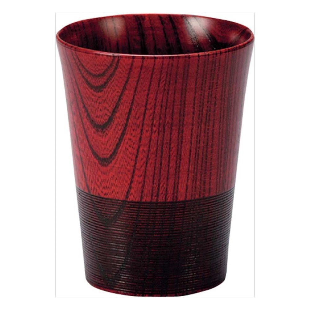 伝 TSUTAE トールカップ 朱 山中漆器 カップ 天然木製 漆器 国産 漆塗【北海道・沖縄県・離島 配送不可】