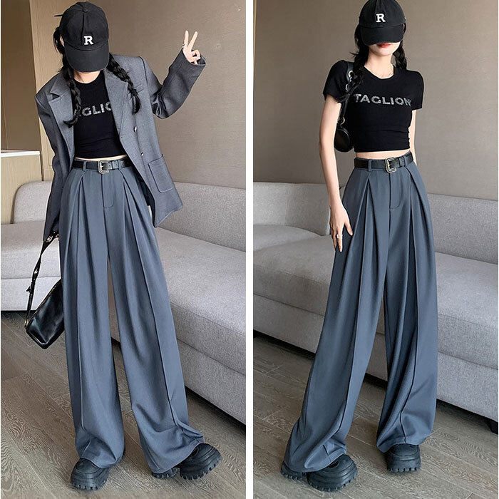 タックパンツ レディース 通販 ワイドパンツ フレアパンツ ロング丈 ボトムス 長ズボン オシャレ かわいい おしゃれ スラックス きれいめ ゆったり ハイウエスト 通勤 通学 シンプル 無地 ドレープ オフィス 春 夏 秋 冬 レディースファッション