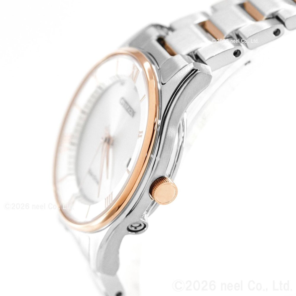 シチズンコレクション エコドライブ 電波時計 レディース 腕時計 薄型 ペアモデル CITIZEN COLLECTION ES0002-57A
