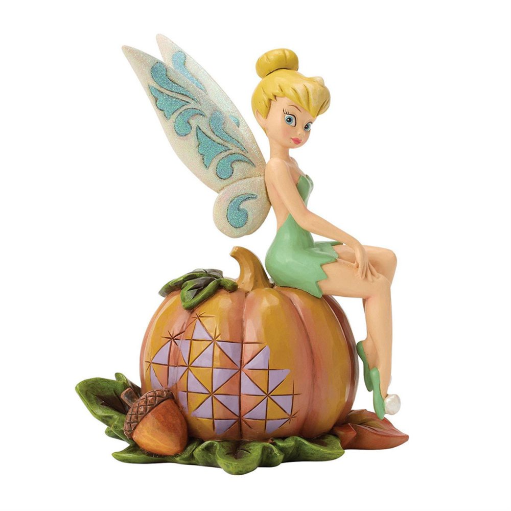 ジム ショア Jim Shore ディズニー トラディション Disney Traditions ティンカー・ベル オン パンプキン 置物 フィギュア 人形 6017943 ピーターパン インテリア ＜ハロウィン＞