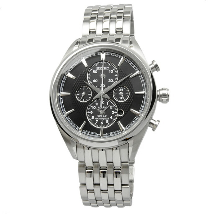 SEIKO 腕時計 セイコー 時計 ウォッチ ソーラー アラーム クロノグラフ メンズ SSC211P1 [並行輸入品]