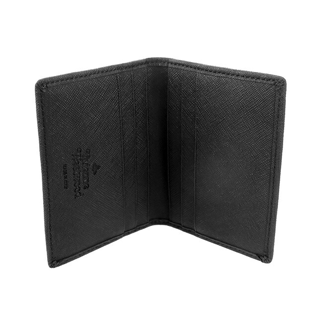 ヴィヴィアン ウエストウッド カードケース コンパクト メンズ レディース ブランド Vivienne Westwood ロゴ 51110023 S000B N401 BLACK ビビアン