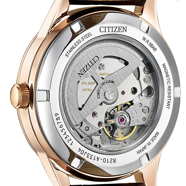 シチズン コレクション メカニカル 機械式時計 腕時計 ブランド メンズ CITIZEN COLLECTION NJ0252-05A アナログ シルバー ブラック 黒 日本製