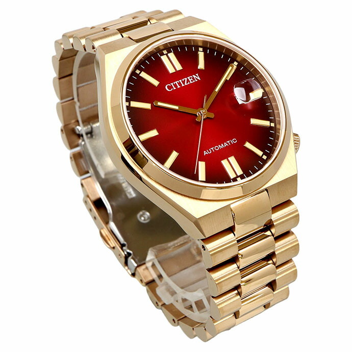 CITIZEN 腕時計 シチズン 時計 ウォッチ シチズン コレクション TSUYOSA Collection ツヨサ コレクション 自動巻き メカニカル レッド ゴールド メンズ NJ0153-82X [並行輸入品]