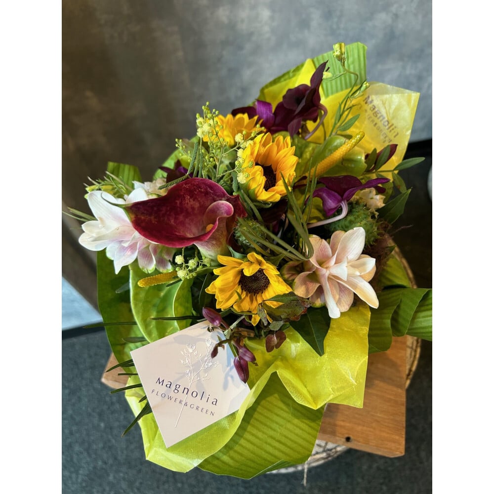 Season Flower Arrangement【M】フラワーアレンジメント ギフト プレゼント 誕生日 記念日  母の日 父の日