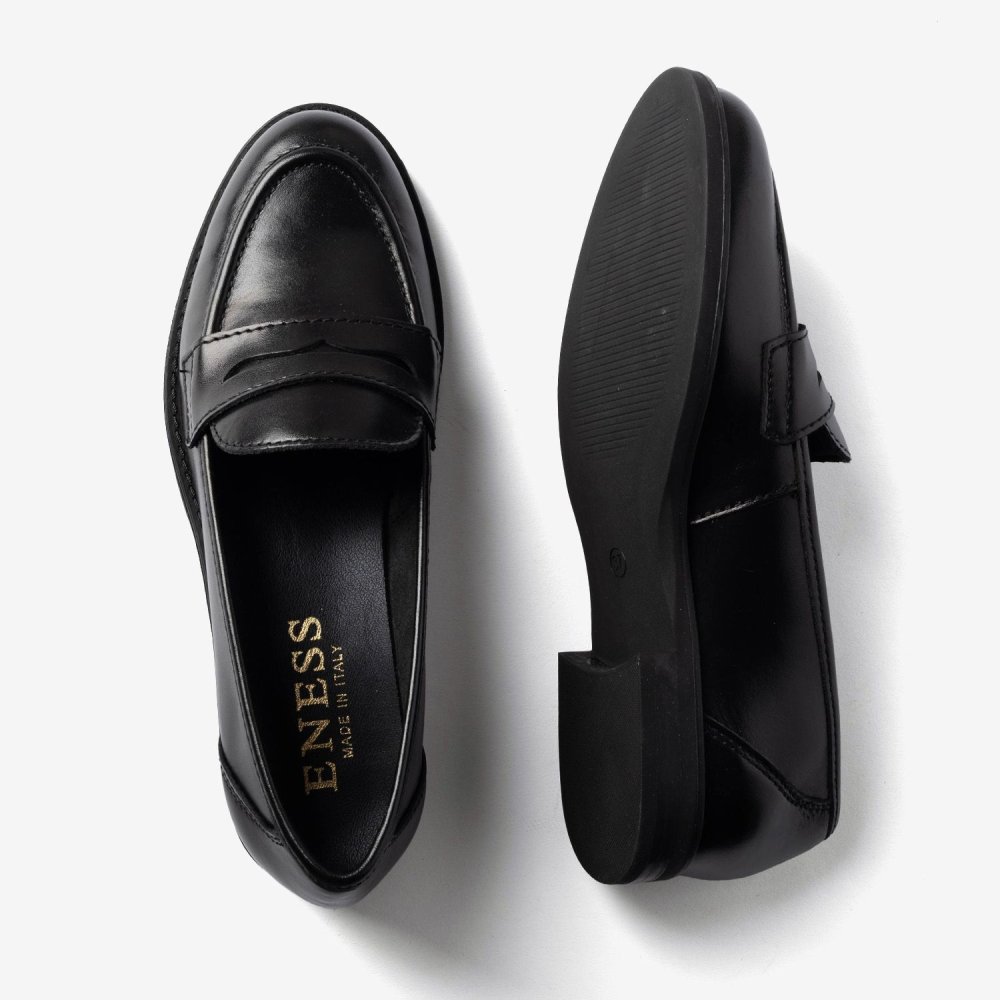 【正規品】 エネス ENESS COIN LOAFERS コインローファー ST-1201 ローファー レザー レディース シューズ