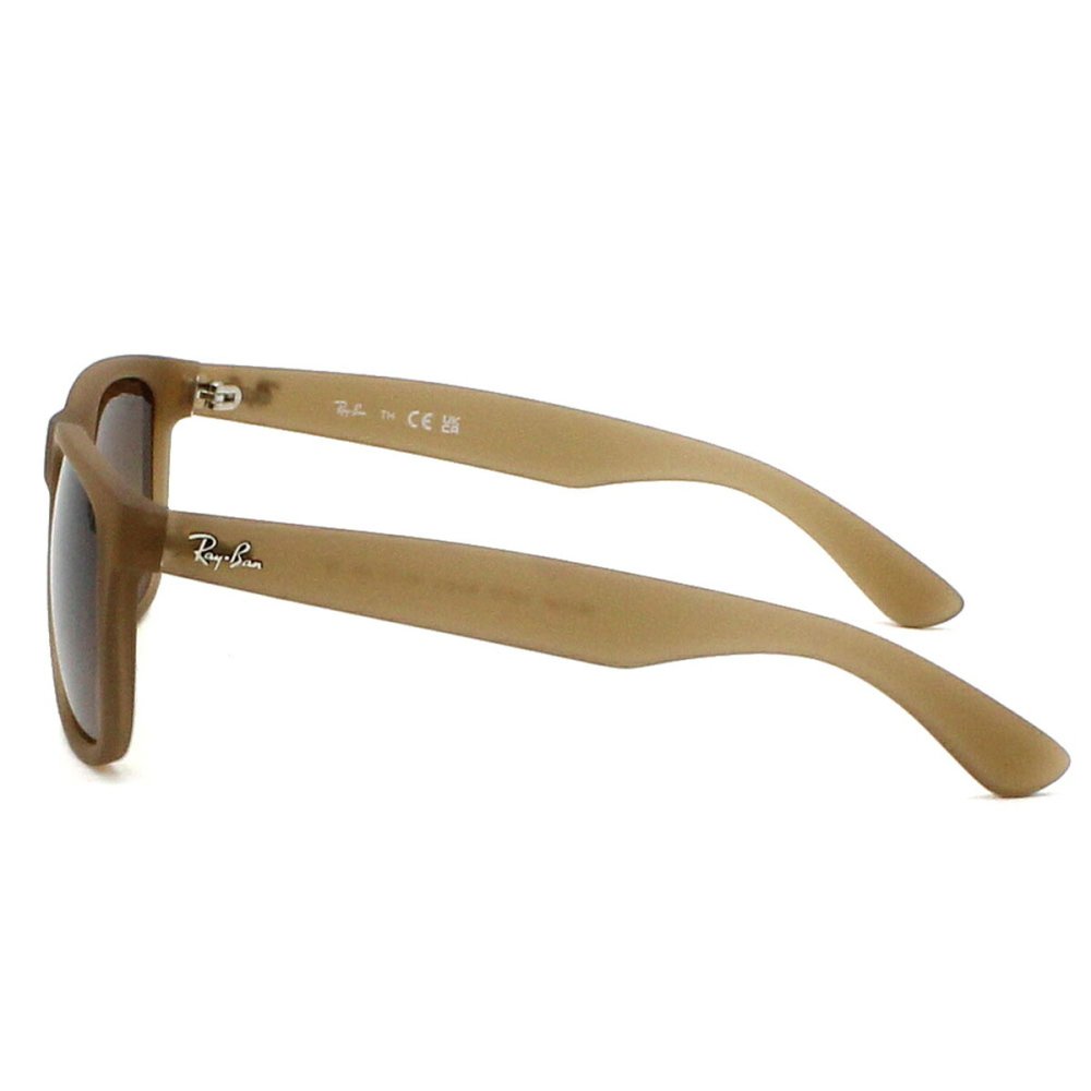 レイバン Ray-Ban サングラス ジャスティン ローブリッジフィット UVカット アイウェア ウェリントン スクエア 0RB4165F 681413 55 メンズ レディース ユニセックス ラバーベージュ+グラデーションブラウン 海外正規品