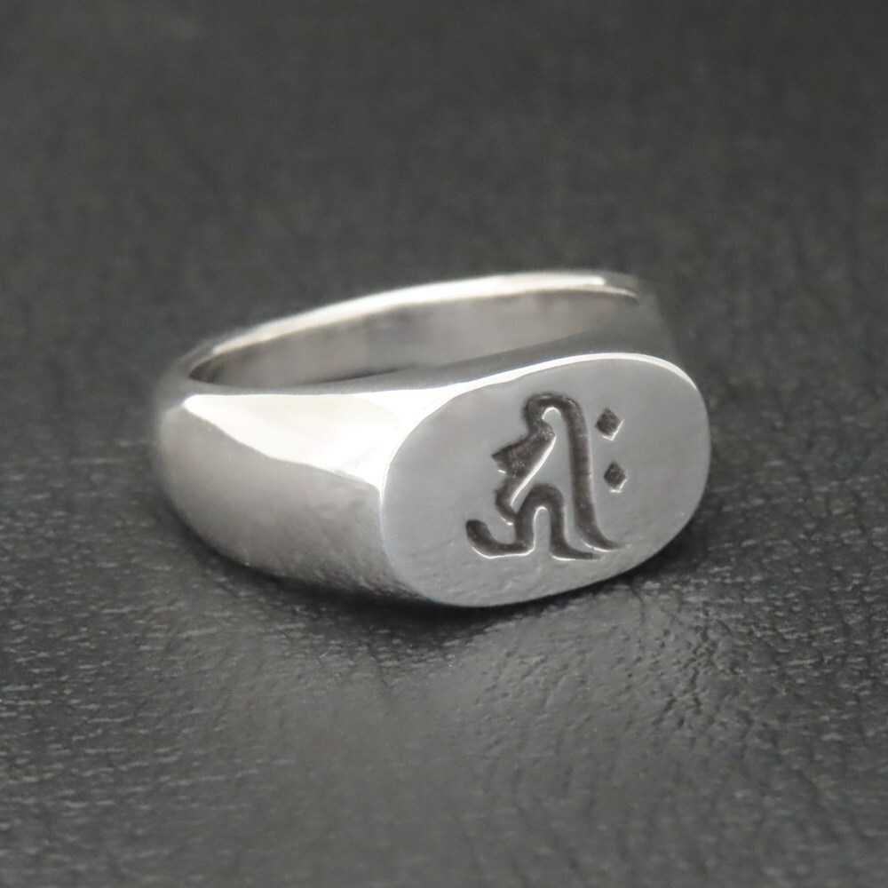 梵字リング 阿弥陀如来 千手観音菩薩 シルバー925 【刻印無料】 梵字 あみだにょらい せんじゅかんのんぼさつ キリーク 子 鼠 戌 犬 亥 猪 干支 リング 指輪 シルバーアクセサリー クリスマス メンズ ユニセックス クリスマス 箱入り 彫金 Grand Galleria グランドガレリア