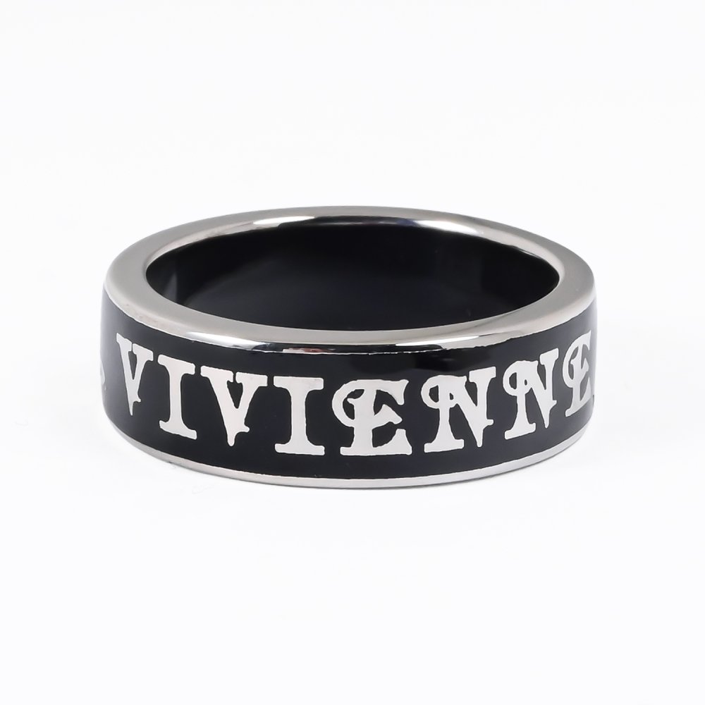 ヴィヴィアンウエストウッド Vivienne Westwood リング 指輪 Sサイズ(日本サイズ11-12号) CONDUT STREET レディース シルバー ブラック 6404017G01P107 FJ107 S ジュエリー 送別会 誕生日 結婚祝い 結婚式 彼氏 息子 夫 男性 高級 父の日 母の日【スペシャルラッピング660円(別売り)】 即日発送 彼氏 財布 バレンタイン