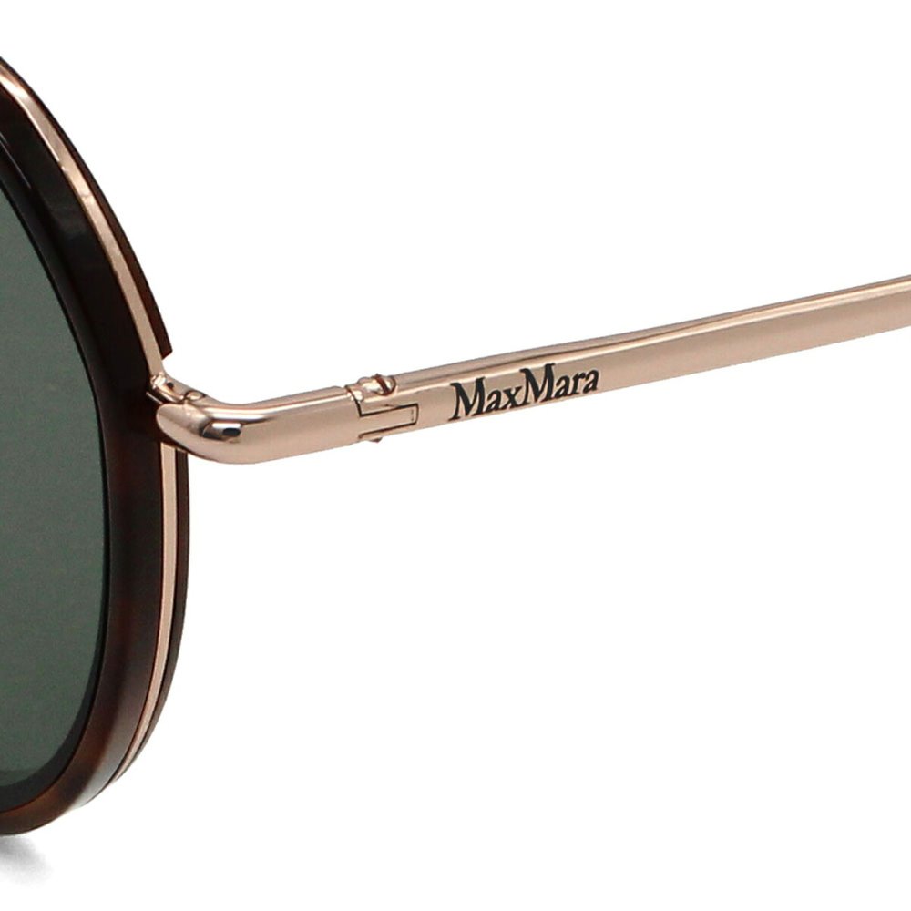 マックスマーラ Max Mara サングラス ノーズパッド UVカット アイウェア ラウンド ボストン MM0148-K/S 52A 57 メンズ レディース ユニセックス ハバナ+グレー 海外正規品