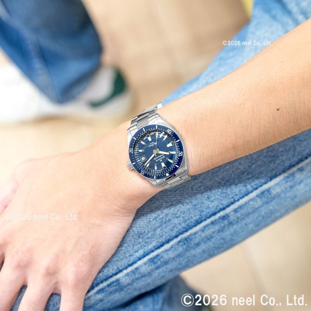 エドックス EDOX スカイダイバー 38 デイト オートマティック 腕時計 メンズ 自動巻き ミリタリーウォッチ 80131-3BUM-BUIN SKYDIVER 38 DATE AUTOMATIC