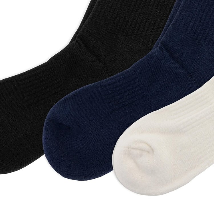 ポロラルフローレン：DOUBLE LOGO ソックス 3PK (クリーム)[ソックス/ 男性下着/ メンズインナー/人気ブランド/おすすめギフト/誕生日プレゼント/メンズファッション]