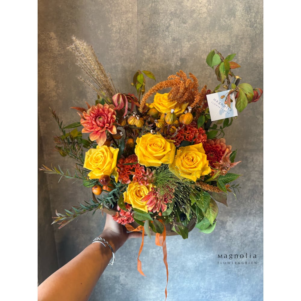 Season Flower Arrangement【L】フラワーアレンジメント ギフト プレゼント 誕生日 記念日  母の日 父の日