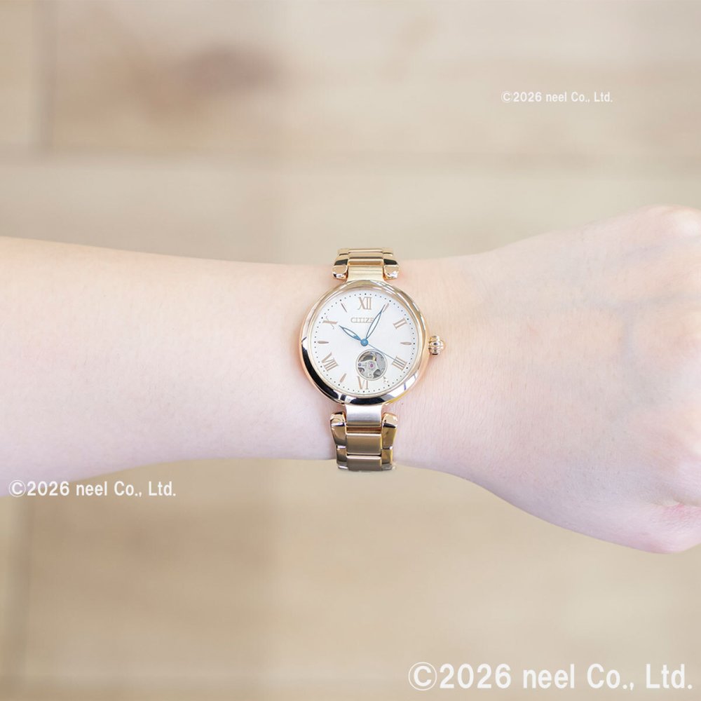 シチズンコレクション CITIZEN COLLECTION メカニカル 自動巻き 機械式 オープンハート 腕時計 レディース PR1052-54A【2026 新作】