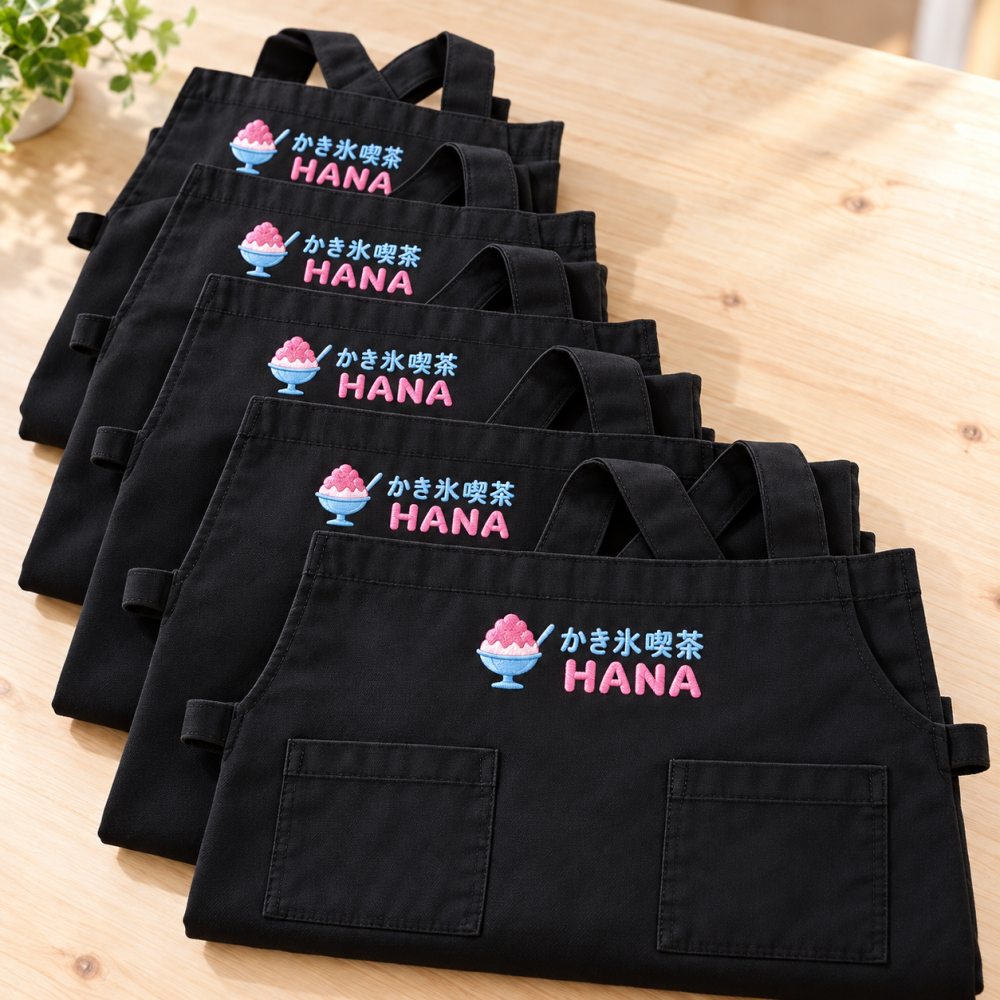 卒業 退職 名入れ ギフト CXX オリジナル刺繍エプロン 男女兼用 フリーサイズ / プレゼント ギフト 退職 記念 誕生日 長寿 祝い 刺繍 制服 ユニフォーム