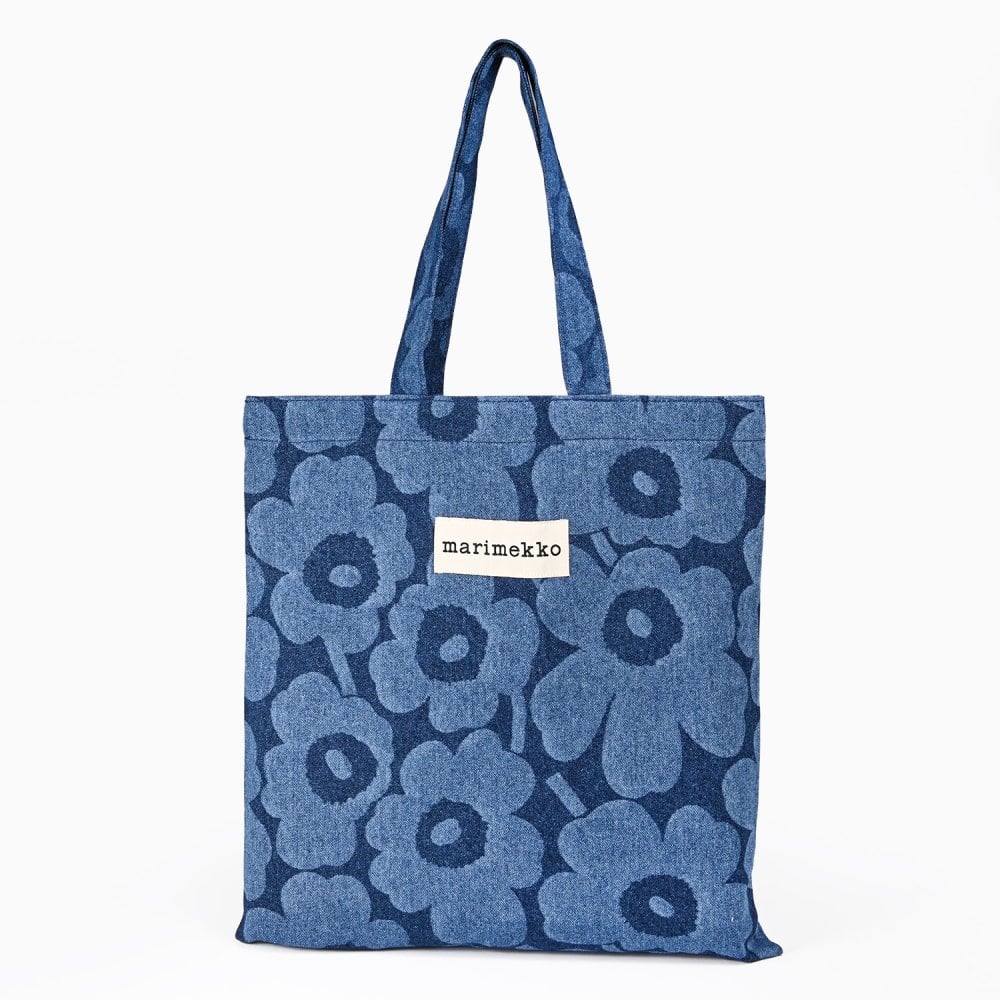 マリメッコ marimekko トートバッグ Vankka ヴァンカ デニム ウニッコ インディゴ ファブリックバッグ メンズ レディース 95861 095861 550 北欧雑貨 北欧デザイン 送別会 誕生日 お中元 結婚祝い 結婚式 高級 父の日 母の日【スペシャルラッピング660円(別売り)】 ホワイトデー ネコポス